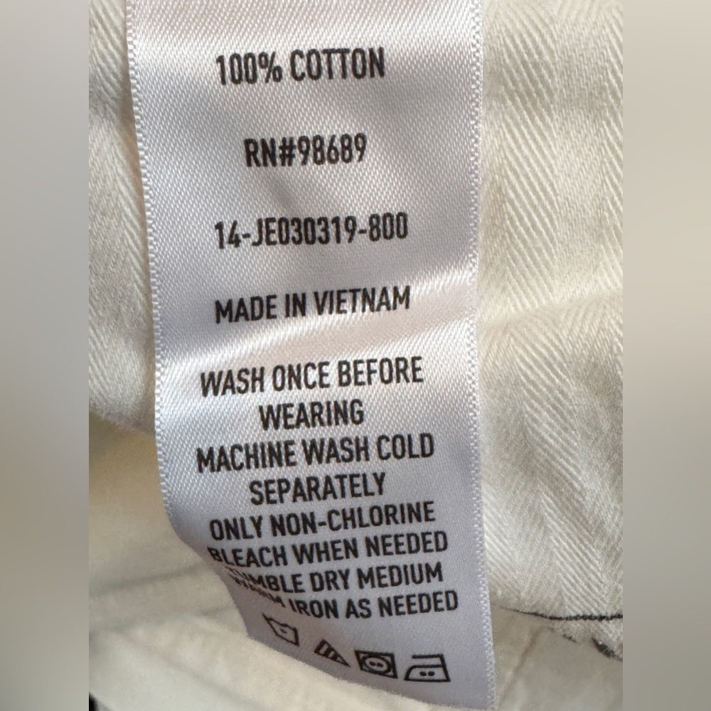 Todd Snyder White Slim Fit Jeans 5 Pocket 36 X 34 Selvedge NWT - Picture 10 of 10
